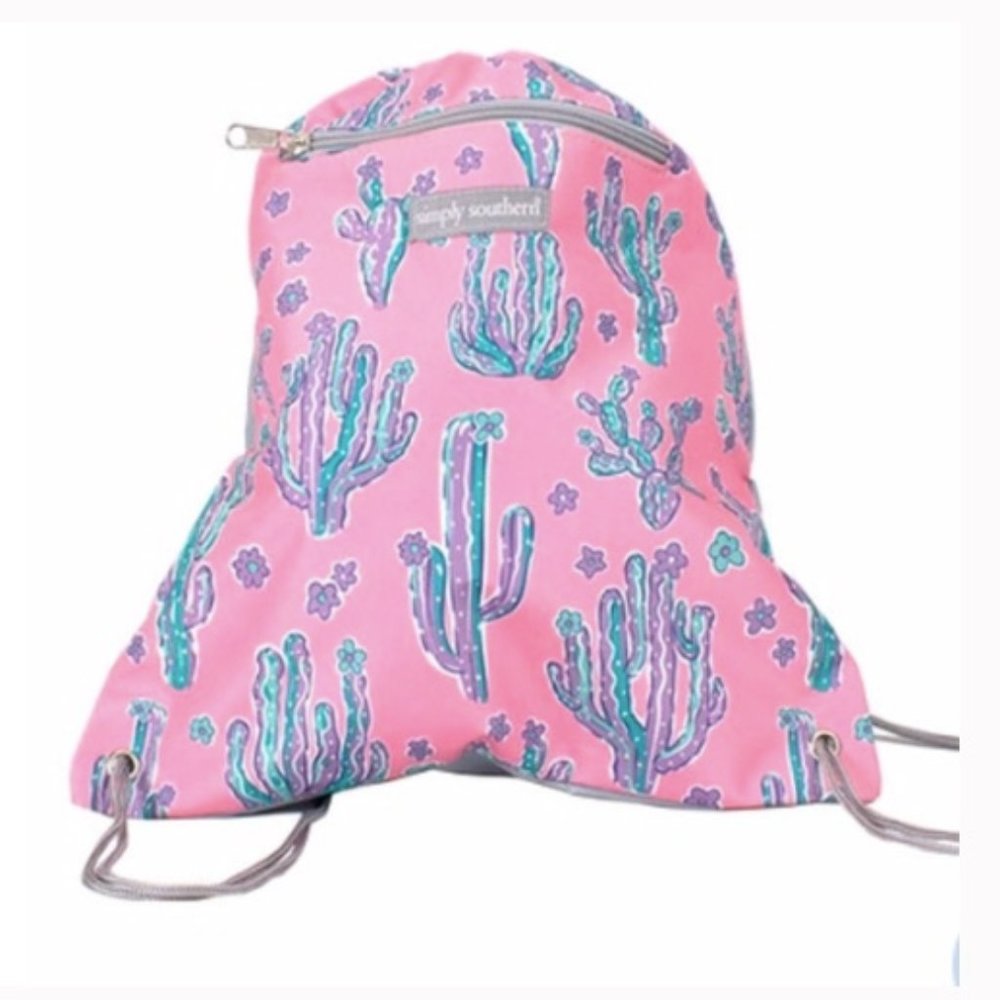new condition, southern drawstring with cactus 🌵 print bag